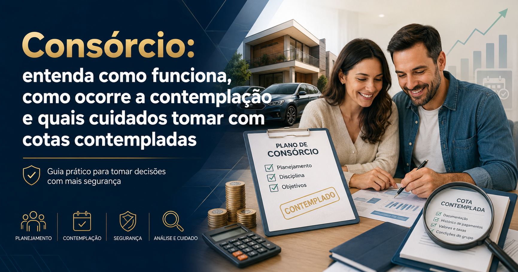Consórcio: entenda como funciona, como ocorre a contemplação e quais cuidados tomar com cotas contempladas